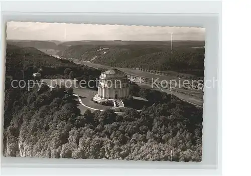 Kelheim Fliegeraufnahme Befreiungshalle / Kelheim Donau /Kelheim LKR