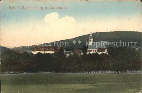 Wechselburg Schloss im Muldentale Kat. Wechselburg