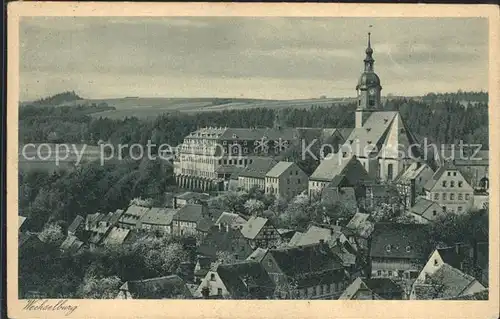 Wechselburg Stadtansicht Kat. Wechselburg