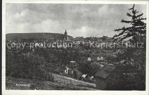 Annaberg Buchholz Erzgebirge Stadtansicht Kat. Annaberg