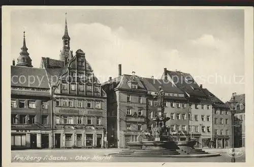 Freiberg Sachsen Oberer Markt Kat. Freiberg