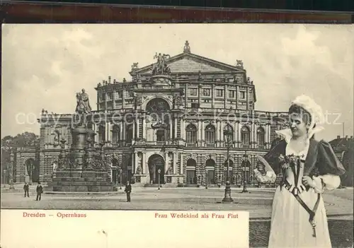 Dresden Opernhaus Kat. Dresden Elbe