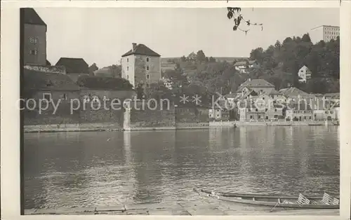 Passau Teilansicht Donaupartie Kat. Passau