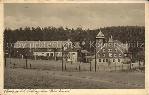 Oberwiesenthal Erzgebirge Erholungsheim Rotes Vorwerk Kat. Oberwiesenthal