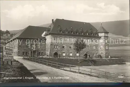 Oberwiesenthal Erzgebirge Kreisheim der Turnerschaft Kat. Oberwiesenthal