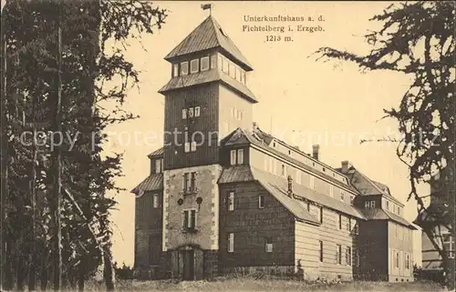 Fichtelberg Oberwiesenthal Unterkunftshaus Kat. Oberwiesenthal