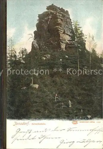 Jonsdorf Schalkstein Kat. Kurort Jonsdorf