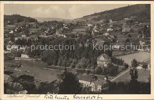 Jonsdorf Totalansicht Kat. Kurort Jonsdorf