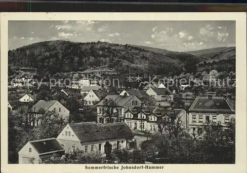 Jonsdorf Teilansicht Jonsdorf Hammer Kat. Kurort Jonsdorf