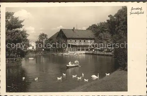 Jonsdorf Hotel Gondelfahrt Schwanenteich Kat. Kurort Jonsdorf