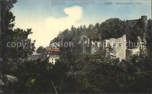 Oybin Bergrestaurant Ruine Kat. Kurort Oybin