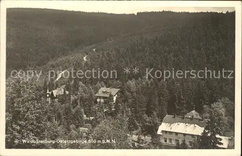 Baerenburg Sachsen  Kat. Altenberg