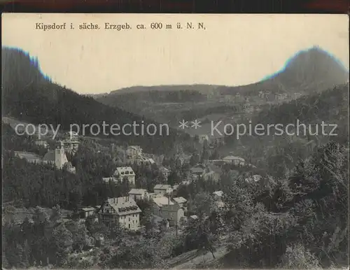 Kipsdorf Panorama Kat. Altenberg