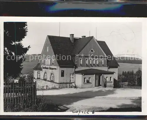 Carlsfeld Erzgebirge Gasthaus Talsperre Kat. Eibenstock