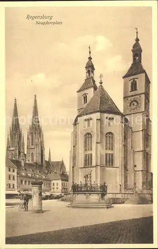 Regensburg Neupfarrplatz Kirche Dom St Peter / Regensburg /Regensburg LKR