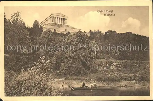 Donaustauf Walhalla Gedenkstaette an der Donau Kat. Donaustauf