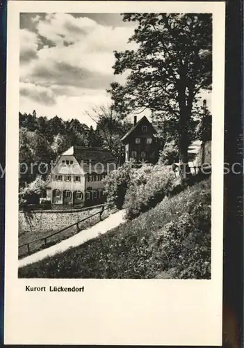 Lueckendorf Teilansicht Kurort Zittauer Gebirge Kat. Kurort Oybin