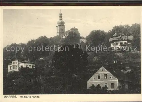 Amberg Oberpfalz Mariahilfberg Kirche Kloster Kat. Amberg