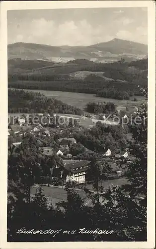 Lueckendorf Panorama Kurort mit Kurhaus Zittauer Gebirge Kat. Kurort Oybin