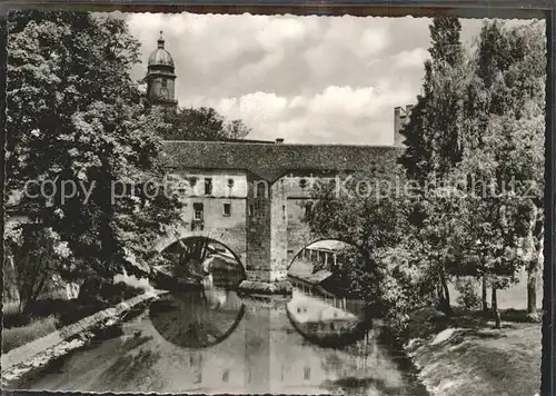 Amberg Oberpfalz Stadtbrille Wassertorbau Kat. Amberg