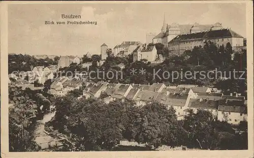 Bautzen Blick vom Proitschenberg  Kat. Bautzen