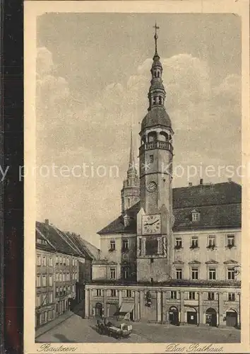 Bautzen Rathaus Serie Deutsche Heimatbilder Kupfertiefdruck Kat. Bautzen