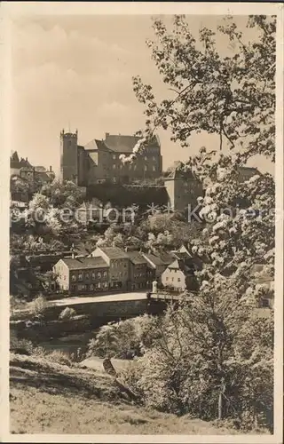 Bautzen Schloss Ortenburg 1000jaehrige Stadt Baumbluete Kat. Bautzen