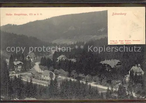 Baerenburg Sachsen Teilansicht Kat. Altenberg