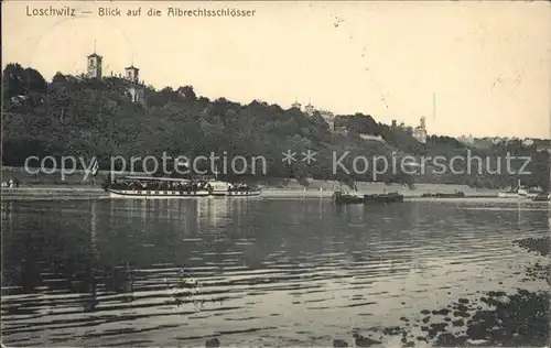 Loschwitz Albrechtsschloesser Kat. Dresden