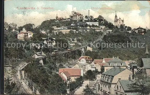 Loschwitz Drahtseilbahn Kat. Dresden