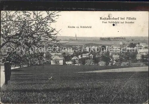 Reitzendorf Kirche zu Schoenfeld Kat. Dresden