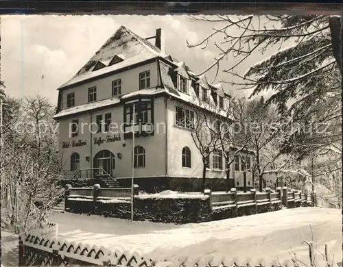 Augustusburg Hotel Konditorei Kaffee Friedrich Kat. Augustusburg