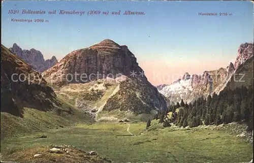 Appenzell IR Bollenwies Kreuzberge Kat. Appenzell