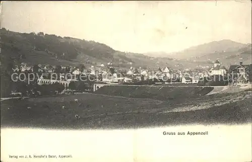 Appenzell IR Stadtansicht Kat. Appenzell