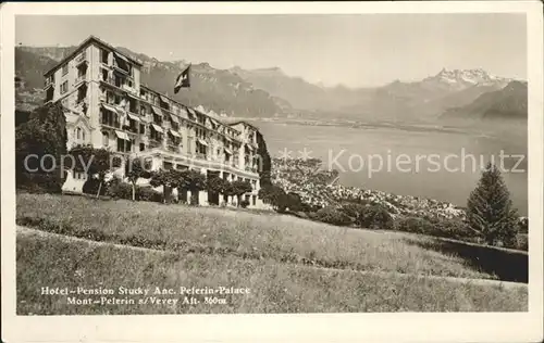 Mont Pelerin Hotel Pension Stucky Anc Genfersee Dents du Midi Alpenpanorama Kat. Mont Pelerin