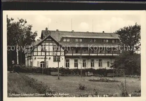 Lueckendorf Kurhaus Zittauer Gebirge Kat. Kurort Oybin