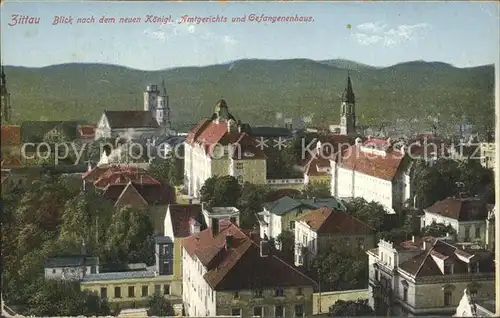 Zittau Neues Kgl Amtsgericht Gefangenenhaus Kat. Zittau