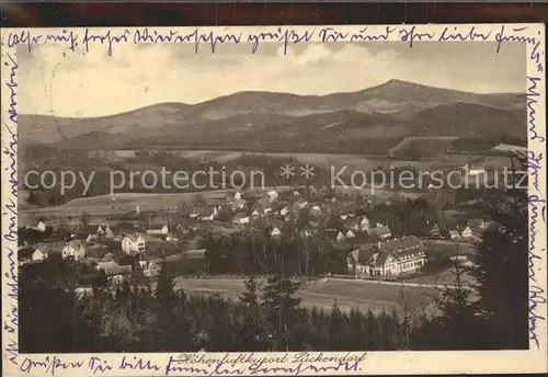 Lueckendorf Panorama Zittauer Gebirge Kat. Kurort Oybin