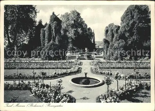 Insel Mainau Rosengarten Kat. Konstanz Bodensee