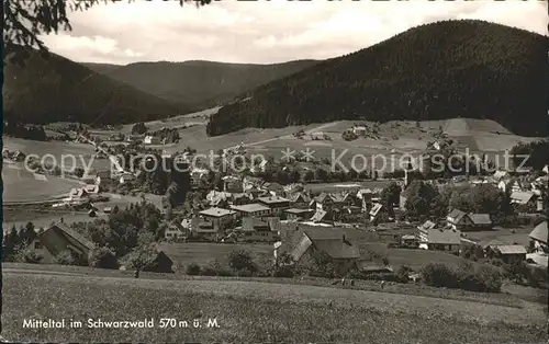 Mitteltal Schwarzwald im Murgtal Kat. Baiersbronn