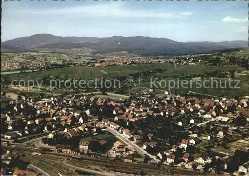 Haltingen Fliegeraufnahme Kat. Weil am Rhein