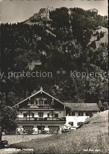 Essbaum Evenhausen Oberbayern Berggasthof Zum Duftbraeu Kat. Amerang