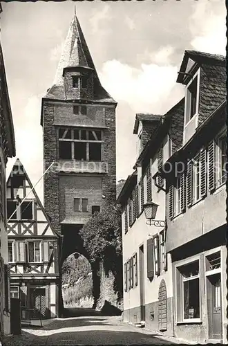 Bacharach Rhein Stadttor Kat. Bacharach