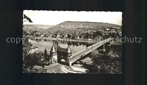 Traben Trarbach Bruecken Tor Stadtblick Kat. Traben Trarbach