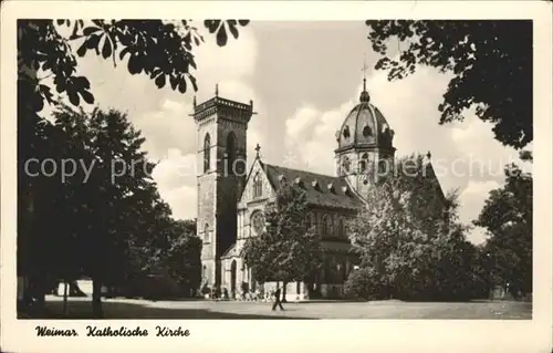 Weimar Thueringen Kath Kirche Kat. Weimar