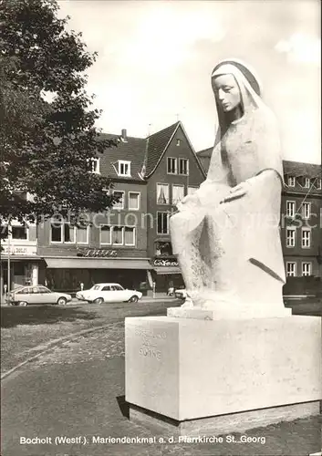 Bocholt Westfalen Mariendenkmal an der Pfarrkirche St Georg Kat. Bocholt