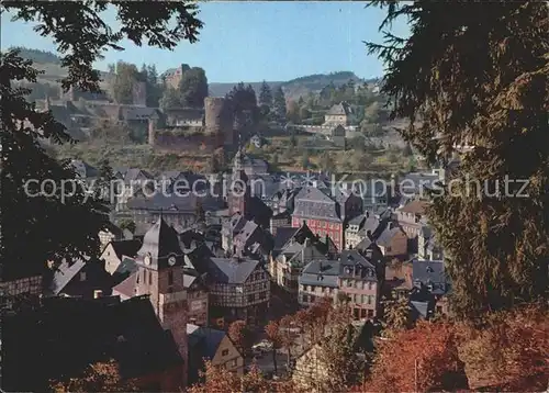 Monschau Altstadt Burgruine Kat. Monschau