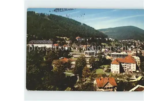 Wildbad Schwarzwald Stadtblick mit Sommerberg Kat. Bad Wildbad