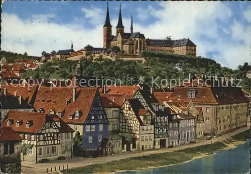 Bamberg Michelberg mit Regnitz Kat. Bamberg