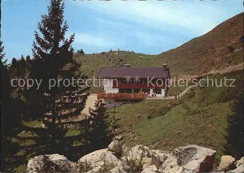 Sachrang Chiemgau Spitzsteinhaus Kat. Aschau i.Chiemgau